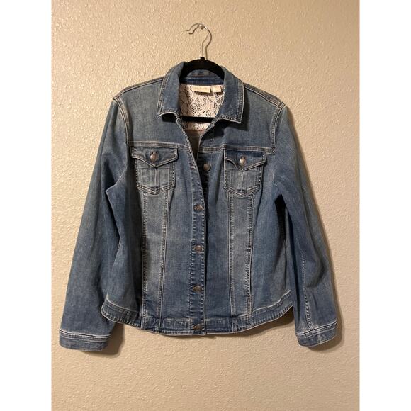 Chicos Jackets & Blazers - Chicos brand women’s Jean jacket